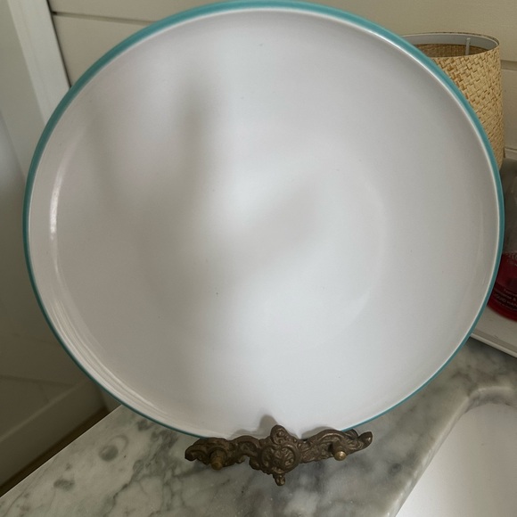 Dansk Kobenstyle turquoise salad plate New - Picture 3 of 3